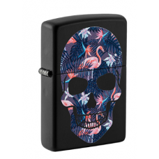 Zippo 49771 Flamingo Skull Design